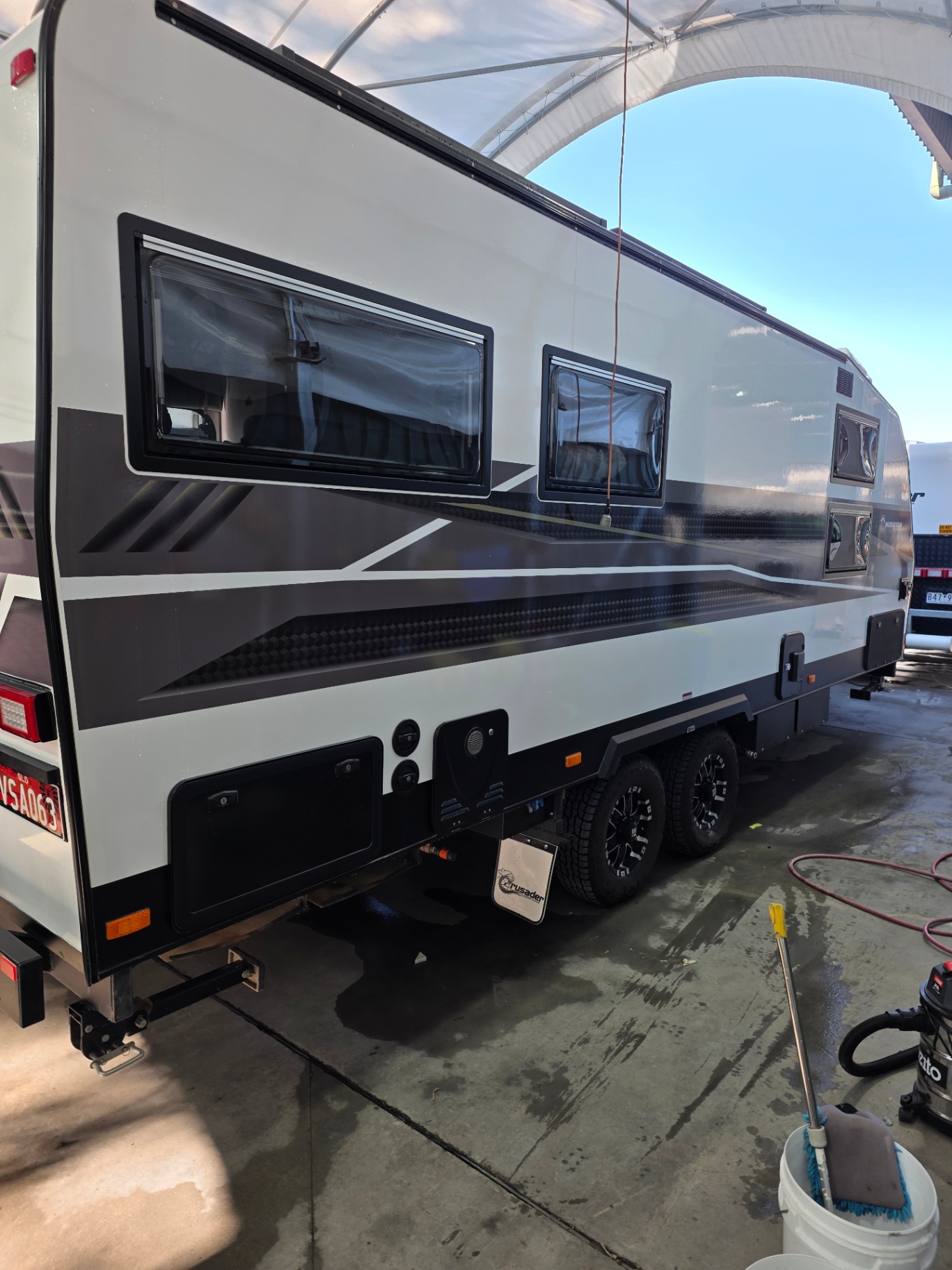 Recent caravan detail by Cameron Pitts